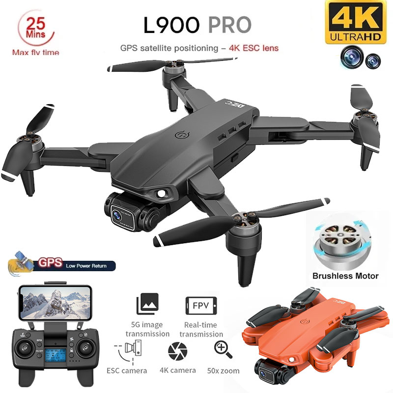 Drone Surveying - L900 Pro GPS Drone 4K Profesjonalny