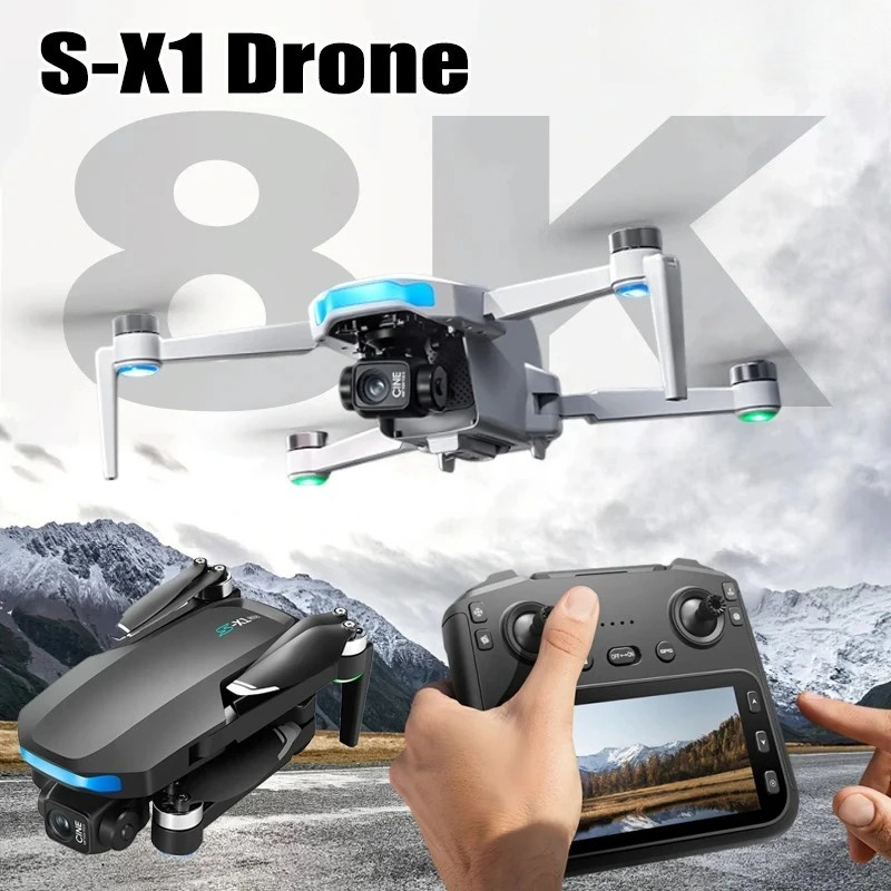 Drone Photogrammetry - Oryginalny dron S-X1 8K HD Profesjonalny