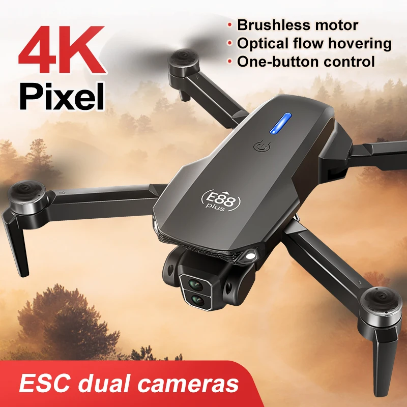 Nowy dron E88 Plus Quadcopter: – Drone Cinematic recenzja i cena