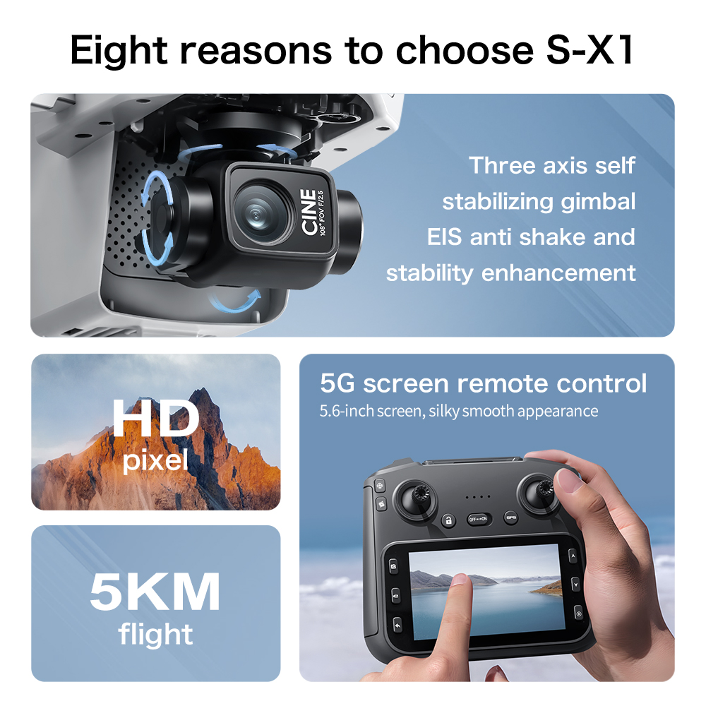 Najlepsza Oferta: Dron GPS S-X – Drone Thermal Imaging recenzja i cena
