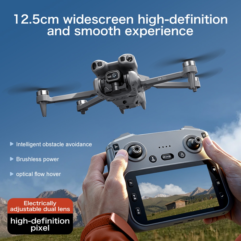 Mini Dron GT50 z Podwójną Kame – Drone Cinematic recenzja i cena